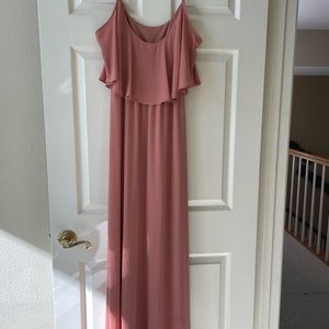 Mauve bridesmaid dress size 4